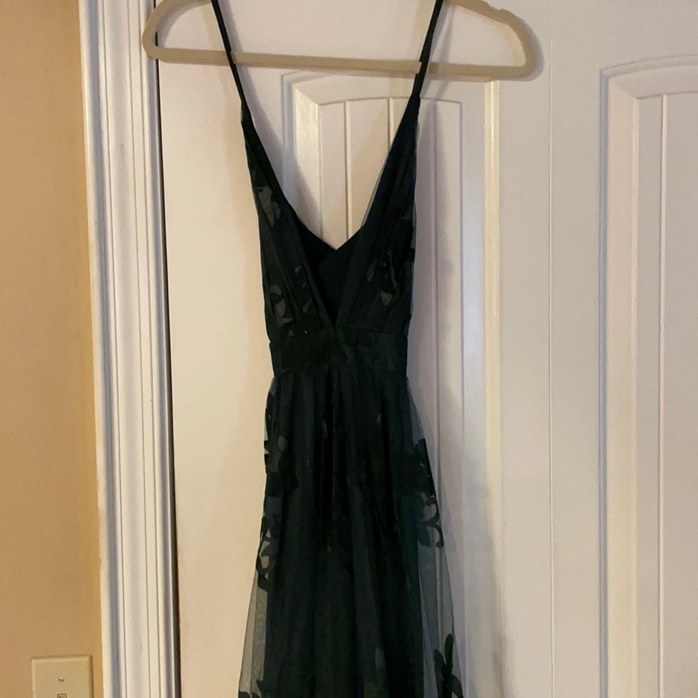 Luxxel hunter green maxi dress